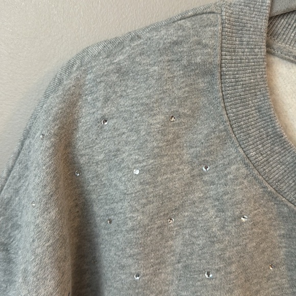 NWT Good American Zodiac Cancer Rhinestone Sweatshirt - Picture 5 of 6